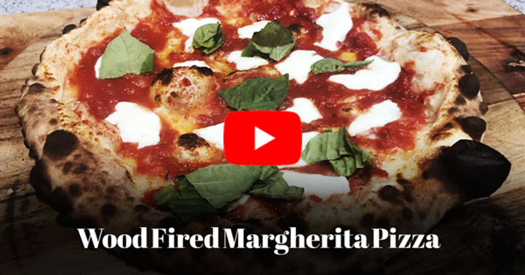 Wood Fired Margherita Pizza at Pizza Academy