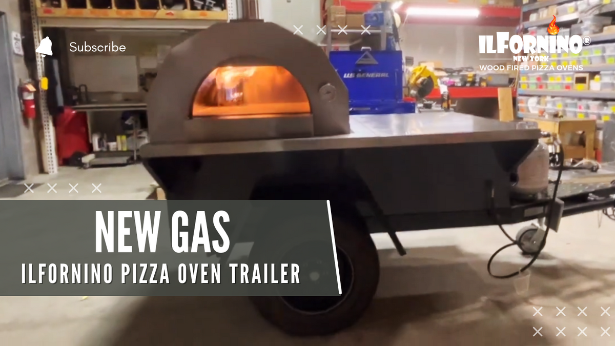 New Gas ilFornino Pizza Oven Trailer