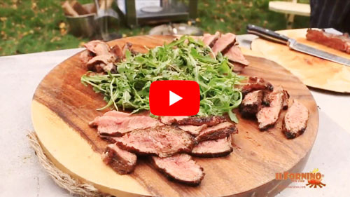 Cook Ribeye Steaks in ilFornino Wood Fired Oven ilFornino