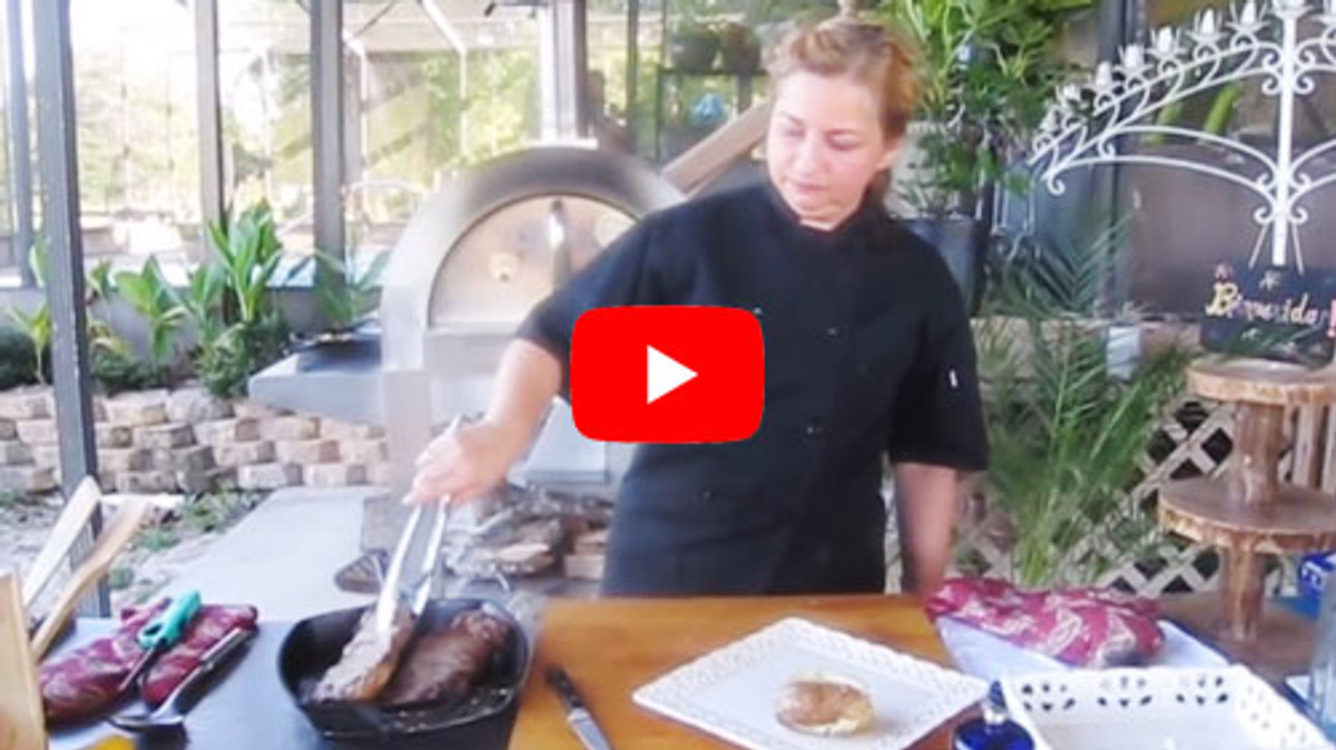 New York Strip Steak Using Wood Fired Oven | ilFornino