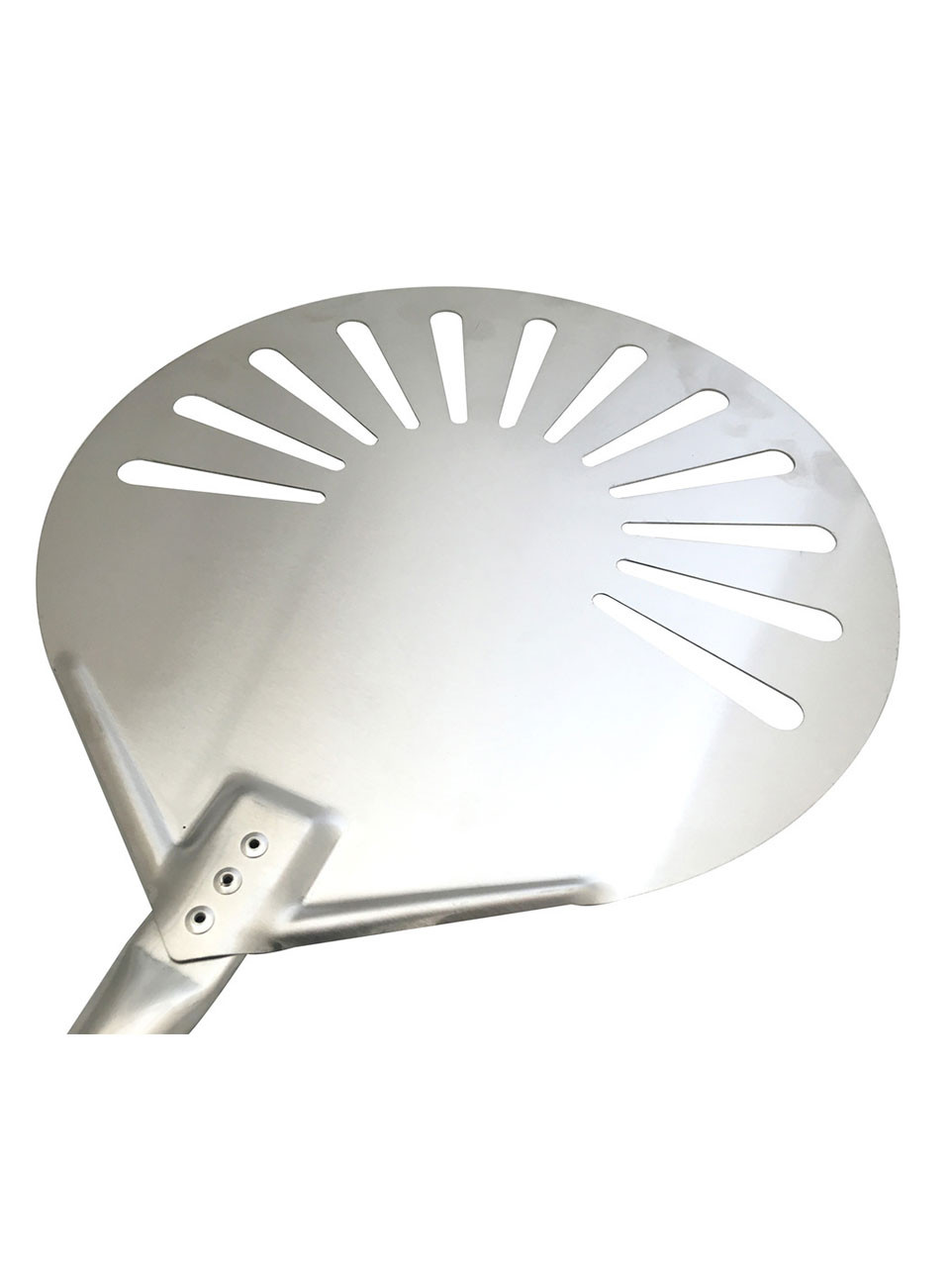 ilFornino® Pizza Peel 13" Perforated Round 36" Stainless Steel ilFornino
