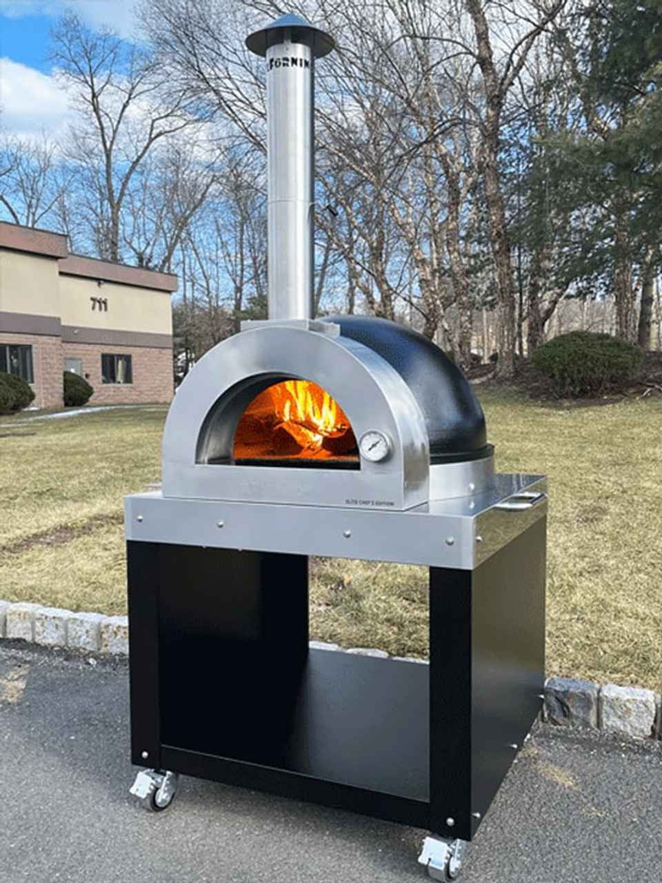 Elite Chef Edition dual fuel outdoor pizza oven Multi Fuel Oven 1