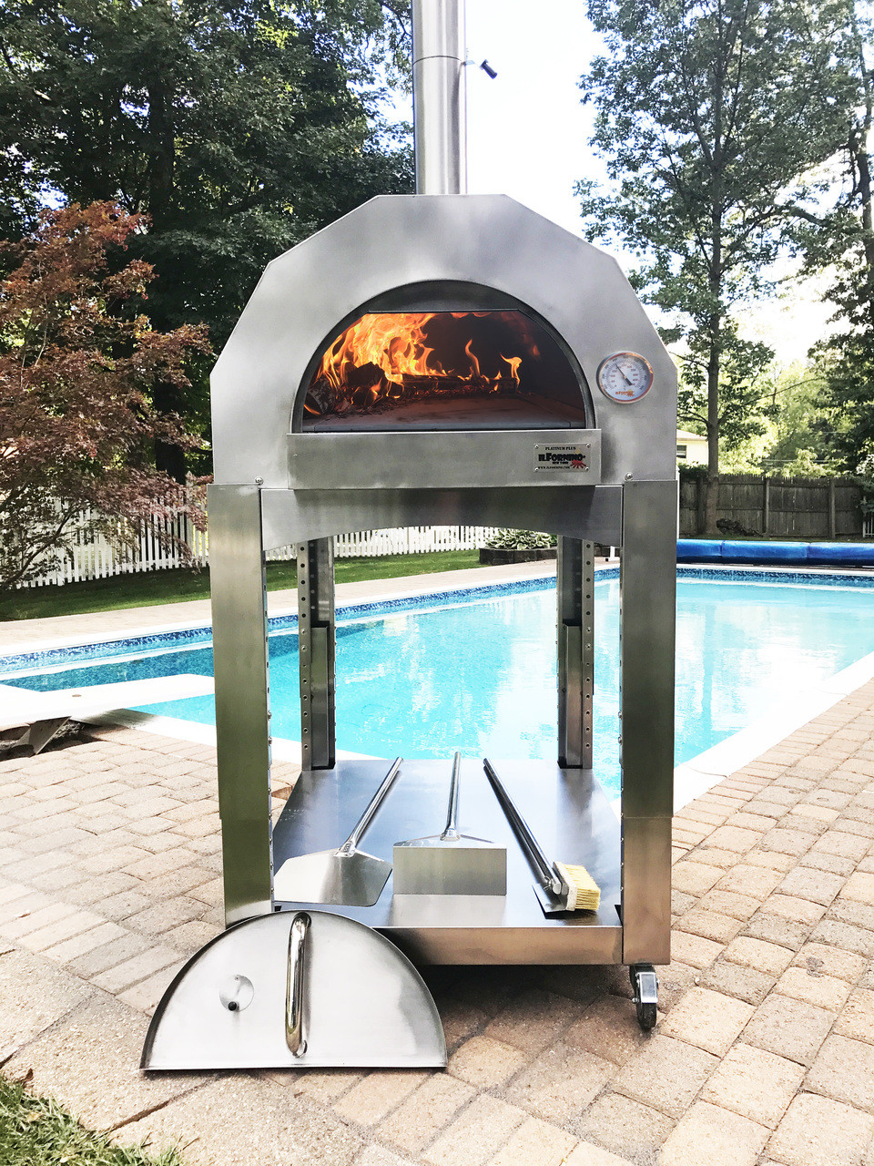 Platinum Plus Wood Fired Outdoor Pizza Oven with Stand - ilFornino