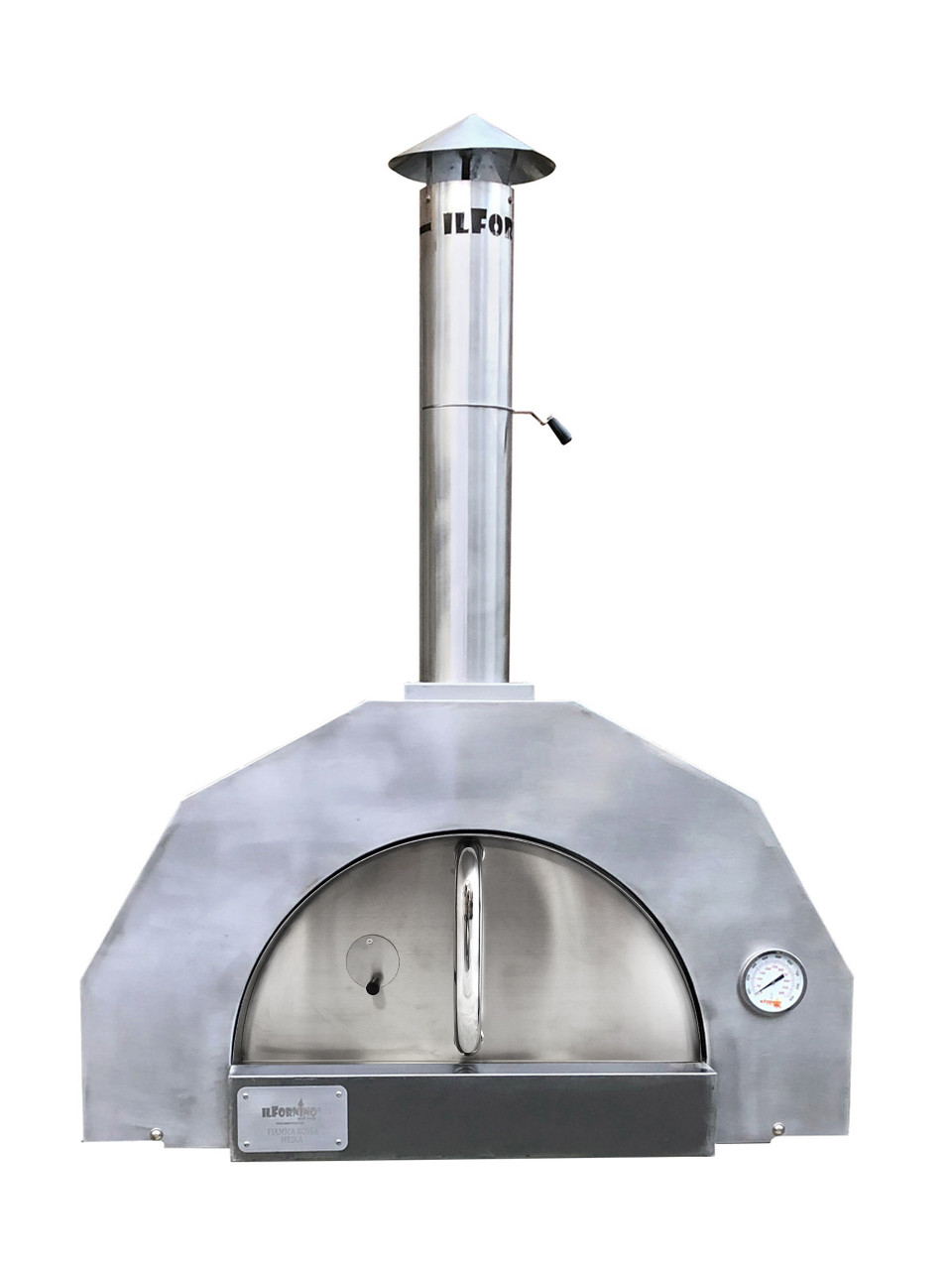 Fiamma Rossa Media Countertop Hybrid Pizza Oven - Wood /Gas