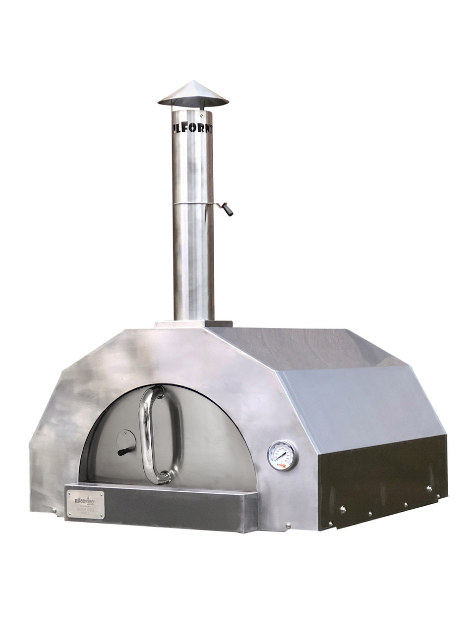 Fiamma Rossa Media Countertop Hybrid Pizza Oven - Wood /Gas