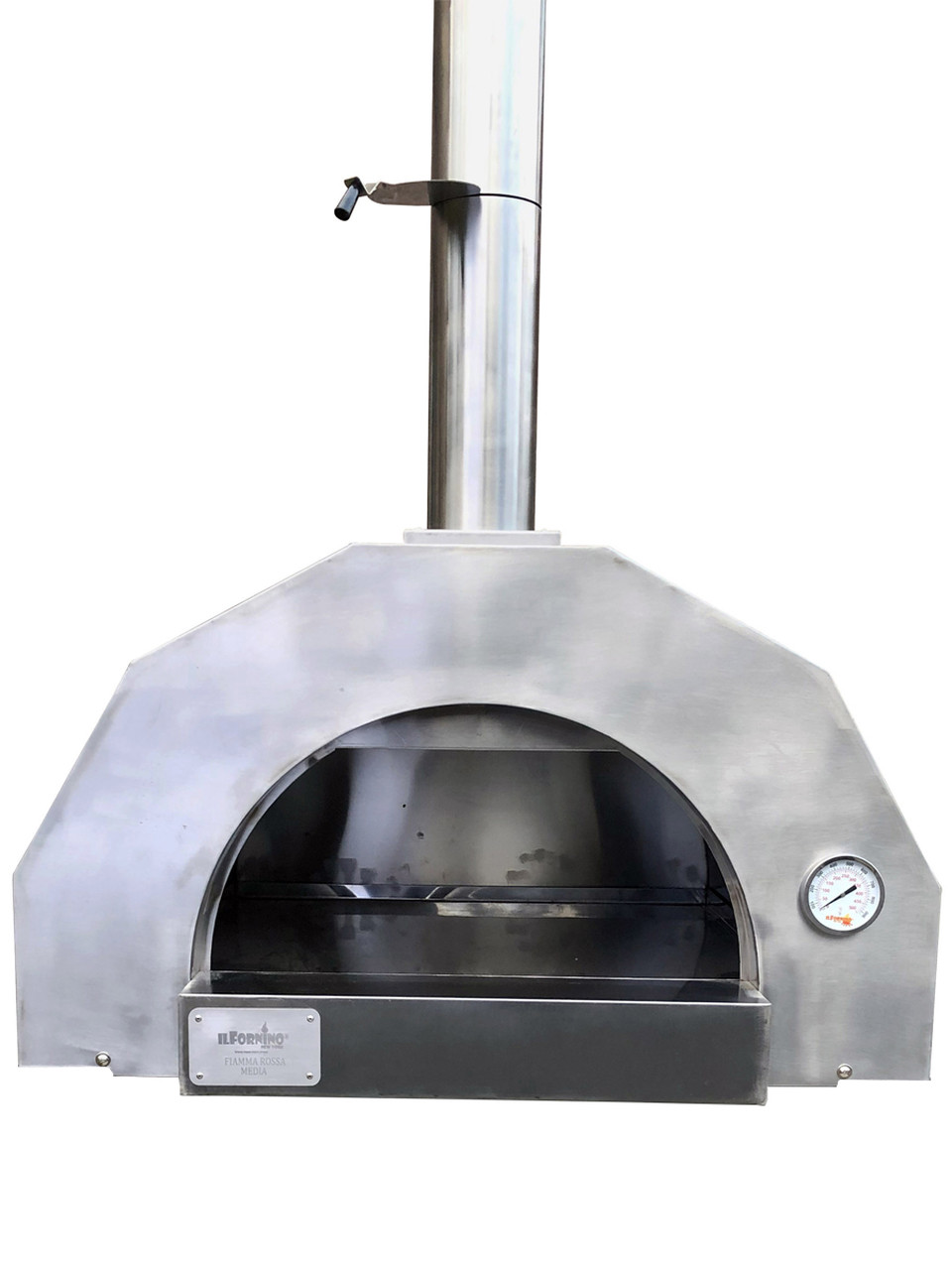 Fiamma Rossa Media Countertop Hybrid Pizza Oven - Wood /Gas