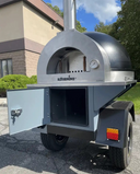 ilFornino Wood Fired Concession Trailer - 7FT x 4FT w/ Elite Plus Wood Fired Oven