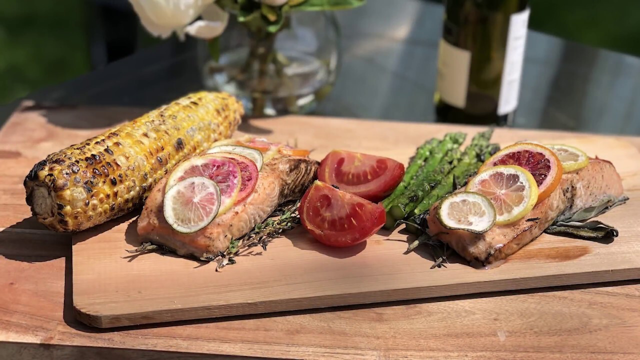 Wood Fired Cedar Planked Salmon Recipe ilFornino