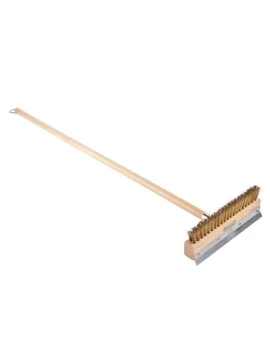 40" Heavy Duty Pizza Oven Brush with Scraper (IFC4729)