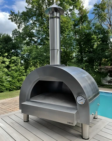 ilFornino Largo Countertop stainless steel outdoor pizza oven