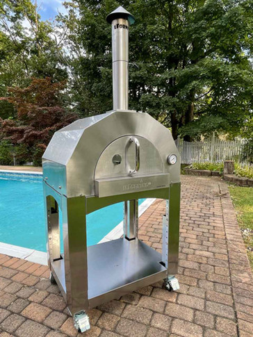 Fiamma Rossa– Grande Stainless Steel Wood Fired Pizza Oven