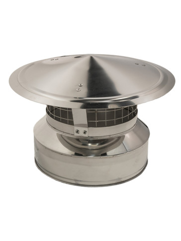 Chimney Rain Cap with Spark Arrestor 8"