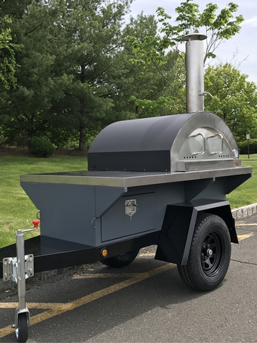 ilFornino Wood Fired Concession Trailer - 9FT x 4FT with Grande G-Series Oven