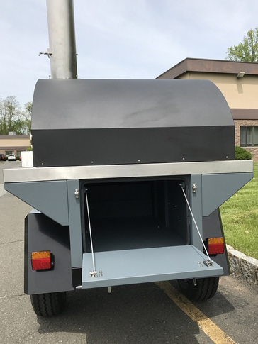 ilFornino Wood Fired Concession Trailer - 9FT x 4FT with Grande G-Series Oven