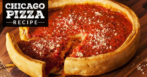 Chicago-Style Deep Dish Wood Fired Pizza Recipe