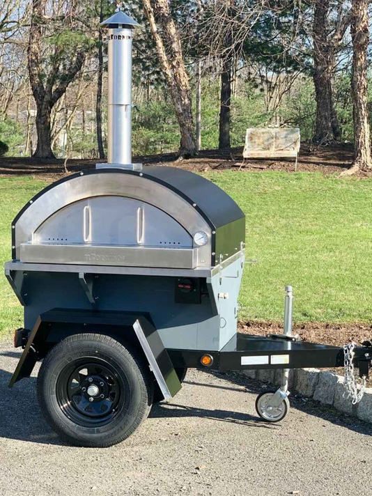 ilFornino Wood Fired Concession Trailer - 7FT x 4FT with Grande G-Series Oven