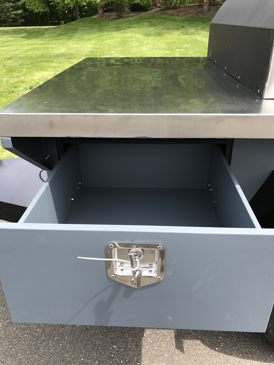 ilFornino Hybrid Concession Trailer - 9FT x 4FT with the Fiamma Rossa Grande