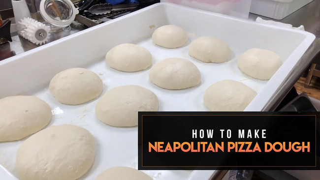 Neapolitan pizza dough