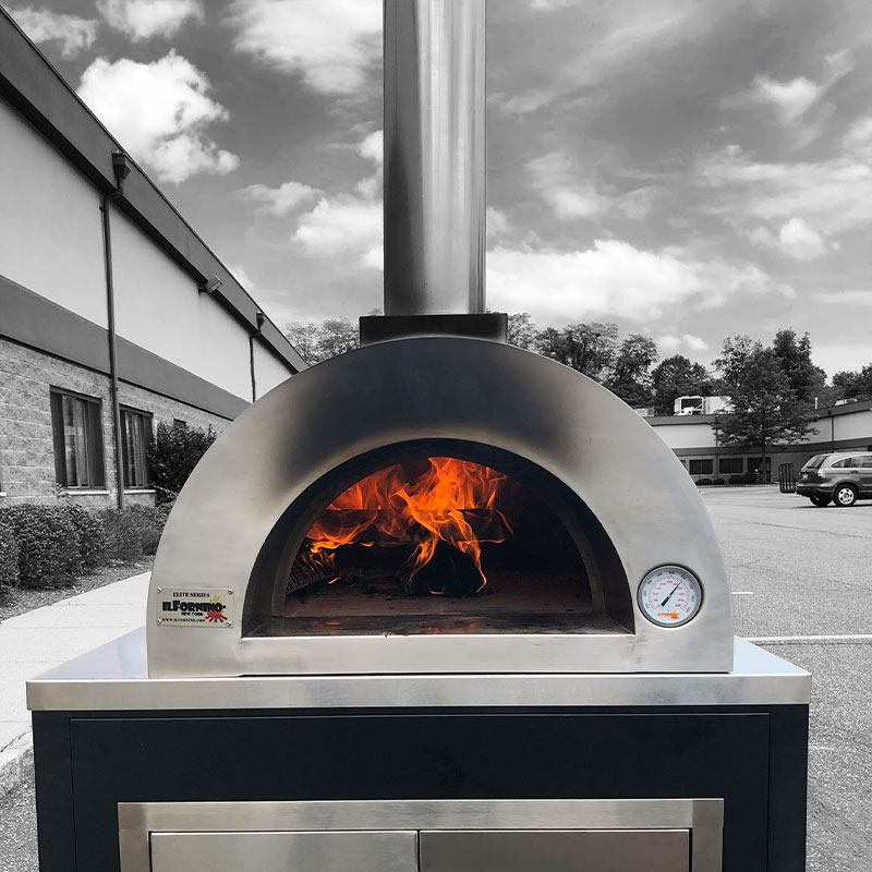 outdoor countertop pizza oven