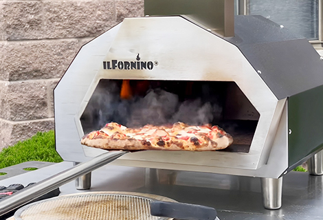 Pizza Forni Milano - Italian Quattro Pizze Outdoor Wood Pizza Oven