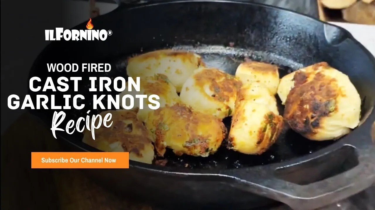 Wood-Fired Cast Iron Garlic Knots Recipe | ilFornino