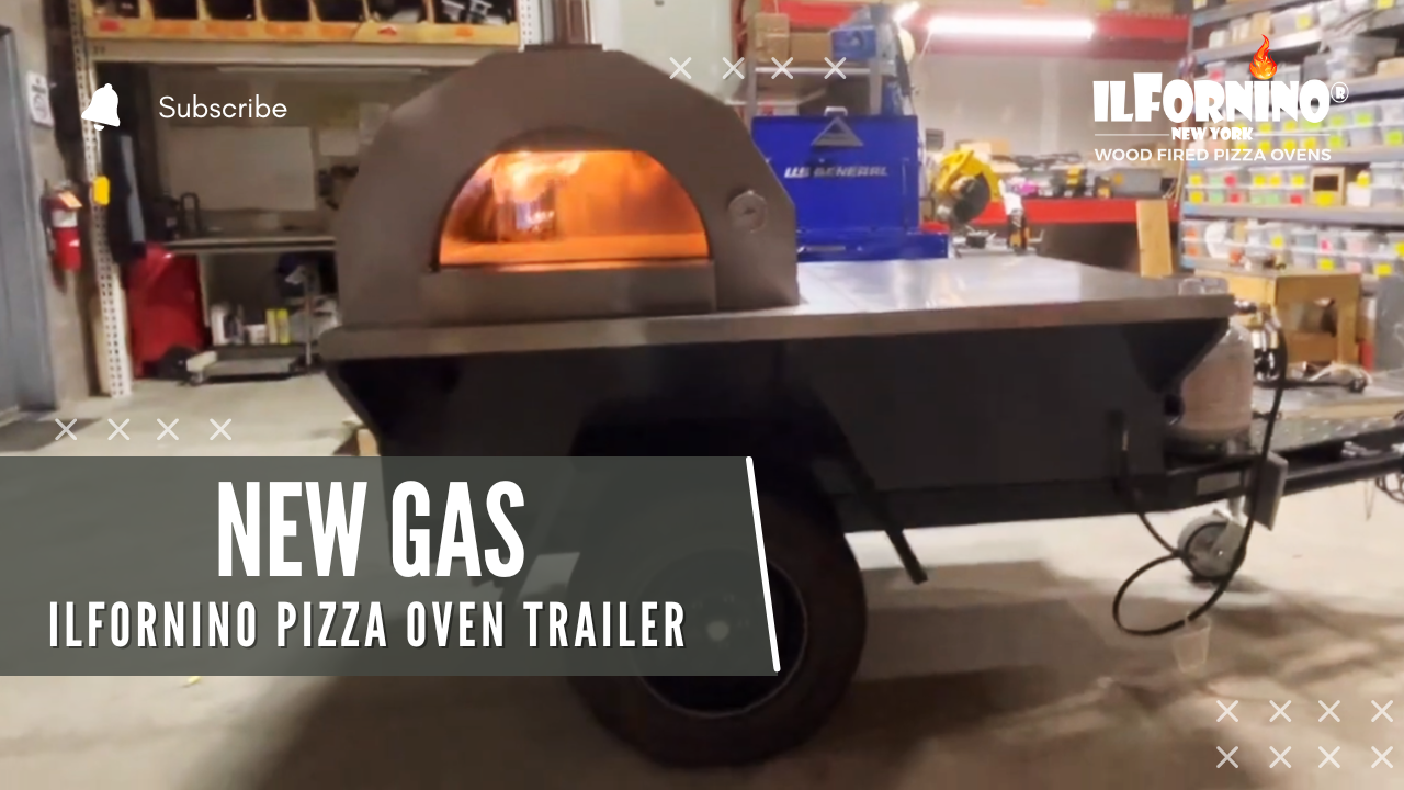 New Gas ilFornino Pizza Oven Trailer ilFornino