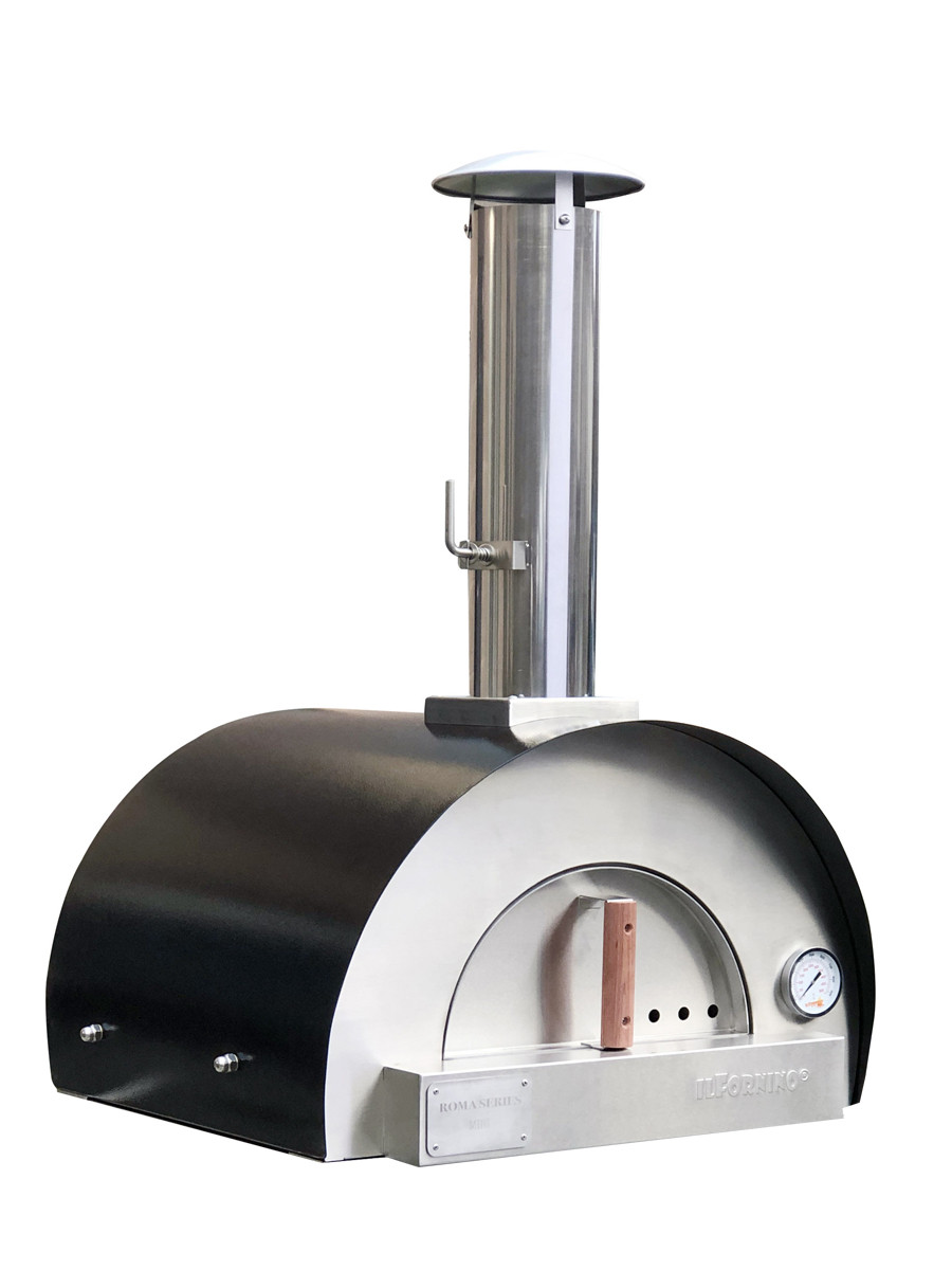 TONWIN Stainless Steel Countertop Wood Burning Pizza Oven TONWIN Color: Silver