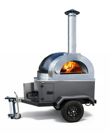 8FT x 6FT Mobile Wood Fired Pizza Trailer | Elite Plus Oven