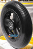 CW112 6 x 1 1/4" Hollow Spoke Caster Wheel Urethane Rib Tire. Sold as Pairs.