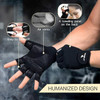 Open Fingered Gloves with Foam Cushion Padding for Men and Women. Sold as Pair