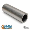 S128 metal bearing spacer - angled view, 7/16 inch ID x 0.605 inch OD x 1.764 inch long