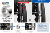 1/2" x 3/8" Rear Wheel Spacer. Sold as each