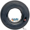 8X2" (200X50) Foam Fill Tire, Black Non-Marking Color. Sold as each