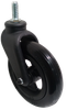 6" Composite (Nylon-Reinforced) Wheelchair Caster Fork with 1/2" Threaded Stem Bolt