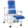 MJM  Reclining Shower Chair With Standard Seat & Elevated Legrest