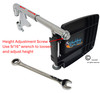 Set of 2 Bariatric HD Footrest With 3" Pin Spacing.