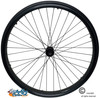 SET of 2,  24" (540mm) 36 Spoke Rim with SHOX Solid Tire in BLACK Color