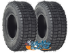 T060B-  9 X 3.5-4" (9X3.50-4) KNOBBY BLACK TIRE. SOLD AS PAIR