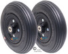 CW196-5    8 x 2" BLACK Non-Marking Pneumatic Tire and Tube Assembly. 5/16" Bearings