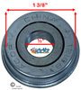 1/2 X 1 3/8" FLANGE BEARING, REF.#12138. Sold as Pack of 4
