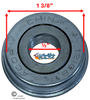 1/2 X 1 3/8" FLANGE BEARING, REF.#12138. Sold as Pack of 4