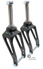 CF055- 6" ALUMINUM CASTER FORKS FITS 5/16" AXLE. SOLD IN PAIRS