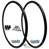 24" Vinyl Coated Pushrim, Fits on X-CORE 5 Spoke Wheel. Sold as pair