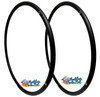 24" Vinyl Coated Pushrim, Fits on X-CORE 5 Spoke Wheel. Sold as pair