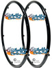 PR046 - 24" Vinyl Coated Pushrim, Fits on X-CORE 5 Spoke Wheel. Sold as pair