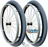 24" (540) - SPINERGY 30 SPOKE REAR WHEEL WITH SHOX-AIR PNEUMATIC TIRE