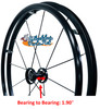 24" 12 Spoke, Cyclone  Wheel With Handrims. No TIRE