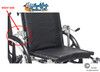 Push-To-Lock Wheel Lock (Brake) for  Viper GT Recliner With Clamp-Right Size