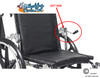 Push-To-Lock Wheel Lock (Brake) for  Viper PLUS GT Recliner With Clamp-Left Size