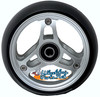 4x1 1/2" Sentinel Caster Wheel With Soft Polyurethane Tire & 5/16" Bearings